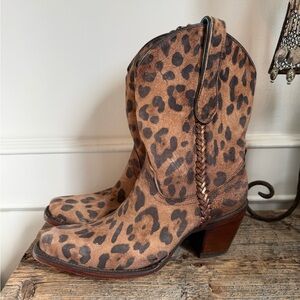Corral Leopard Cowboy Boots